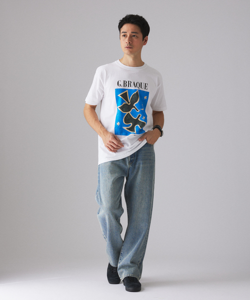 EDIFICE(エディフィス)の「Georges Braque (ジョルジュ・ブラック) 別注 プリント Tシャツ(Tシャツ/カットソー・メンズ・ブラック/ブルー系その他/ラベンダー/ブルー/イエロー・LARGE/MEDIUM)」の15枚目の写真