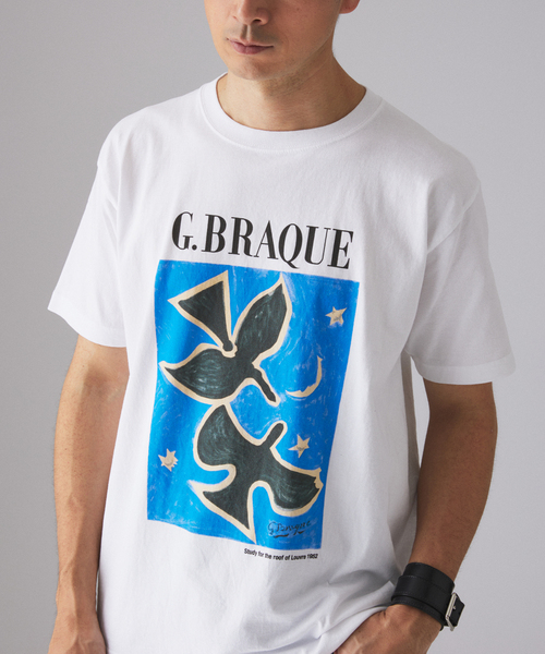 EDIFICE(エディフィス)の「Georges Braque (ジョルジュ・ブラック) 別注 プリント Tシャツ(Tシャツ/カットソー・メンズ・ブラック/ブルー系その他/ラベンダー/ブルー/イエロー・LARGE/MEDIUM)」の20枚目の写真