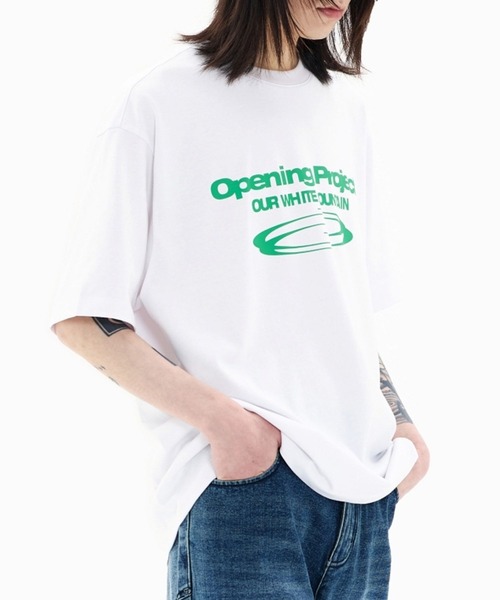 Tシャツ・カットソー OPENING PROJECTIdentity T Shirt OPENING PROJECT】 Identity T Shirt - Ecru (Opening Project/T