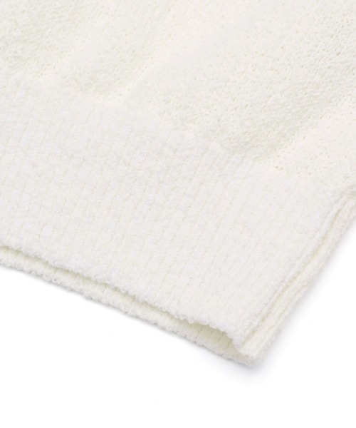 AMESWORLDWIDE（アメスワールドワイド）の「AMES WORLDWIDE ／HAIRYロゴ半袖ニット（ニット/セーター・レディース・ネイビー/レッド/アイボリー・FREE）」の15枚目の写真