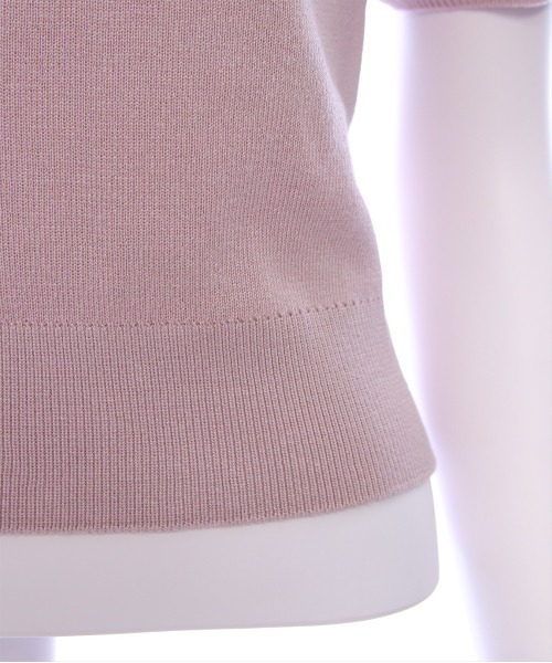 CLEAR BASIC（クリアベーシック）の「パール付き半袖ニットトップス[ベーシック フェミニン パフスリーブ 骨格ウェーブ]≪SS新作≫（ニット/セーター・レディース・ピンク/ブラック/グレイッシュベージュ/オフホワイト・F）」の16枚目の写真