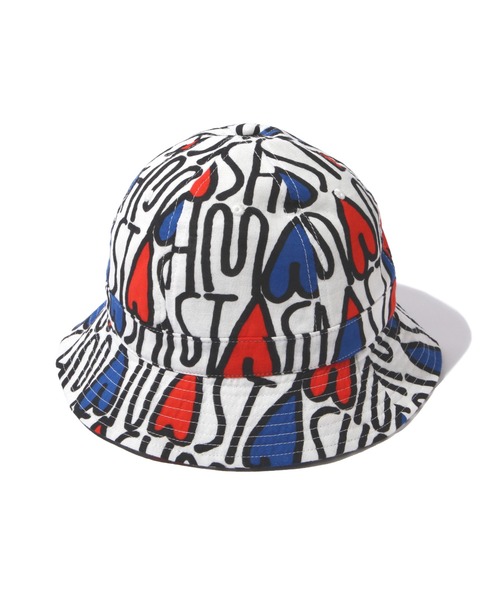 MANASTASH(マナスタッシュ)の「MANASTASH/マナスタッシュ/GAUZE MANALOHA HAT(ハット・メンズ・ブラック/レッド/オレンジ・F)」の3枚目の写真