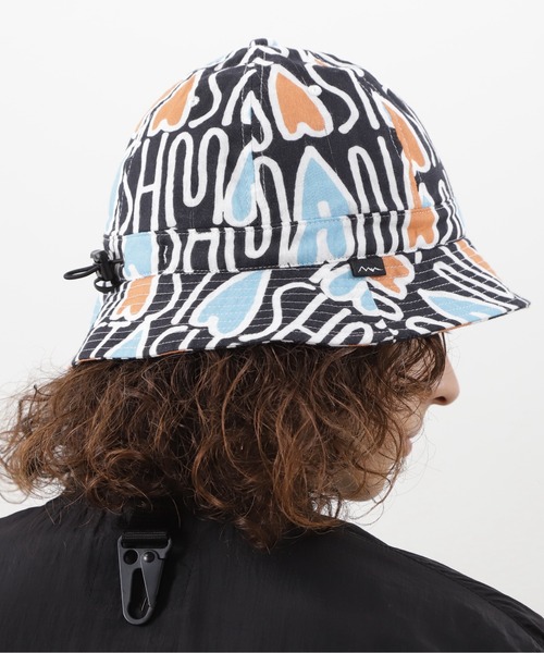 MANASTASH(マナスタッシュ)の「MANASTASH/マナスタッシュ/GAUZE MANALOHA HAT(ハット・メンズ・ブラック/レッド/オレンジ・F)」の16枚目の写真