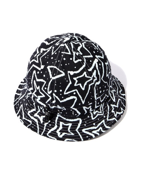 MANASTASH(マナスタッシュ)の「MANASTASH/マナスタッシュ/GAUZE MANALOHA HAT(ハット・メンズ・ブラック/レッド/オレンジ・F)」の4枚目の写真
