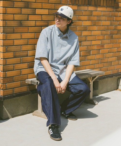 RAGEBLUE（レイジブルー）の「ライトオンス/デニムバレルワイドパンツ（デニムパンツ・メンズ・ライトブルー/グレー/ネイビー・MEDIUM/LARGE/SMALL）」の17枚目の写真