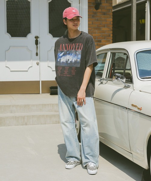 RAGEBLUE（レイジブルー）の「ライトオンス/デニムバレルワイドパンツ（デニムパンツ・メンズ・ライトブルー/グレー/ネイビー・MEDIUM/LARGE/SMALL）」の12枚目の写真