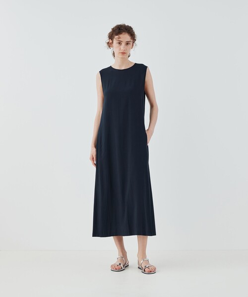 ウォッシャブルレーヨン Aラインワンピース（ワンピース）｜GALERIE