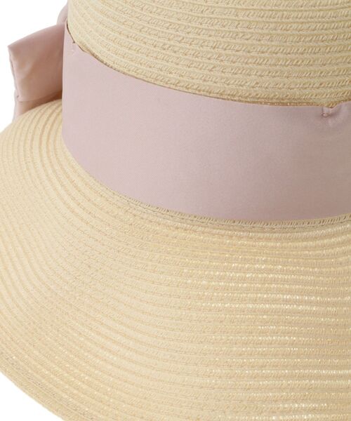 Maison de FLEUR（メゾンドフルール）の「サテンビッグリボンハット（ハット・レディース・ピンクベージュ/ブラック・FREE）」の19枚目の写真