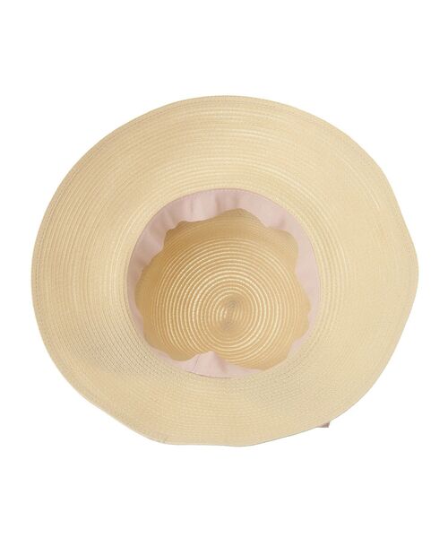 Maison de FLEUR（メゾンドフルール）の「サテンビッグリボンハット（ハット・レディース・ピンクベージュ/ブラック・FREE）」の20枚目の写真