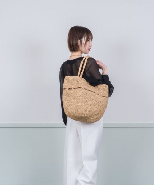 セール】【MADE IN MADA /メイドインマダ】大きめ かごバッグ