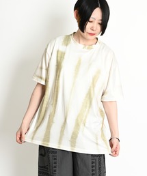 タイダイ柄 プリント 柄 総柄 半袖Tシャツ