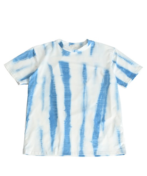 MARAI(マーライ)の「タイダイ柄 プリント 柄 総柄 半袖Tシャツ(Tシャツ/カットソー・レディース・ブルー/グリーン/ブラック・FREE)」の21枚目の写真