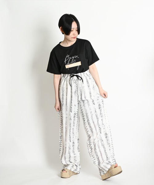 MARAI(マーライ)の「ワイドパンツ メンズ レディース ワイド パンツ 柄 総柄(その他パンツ・レディース・A/B/C/D・FREE)」の7枚目の写真