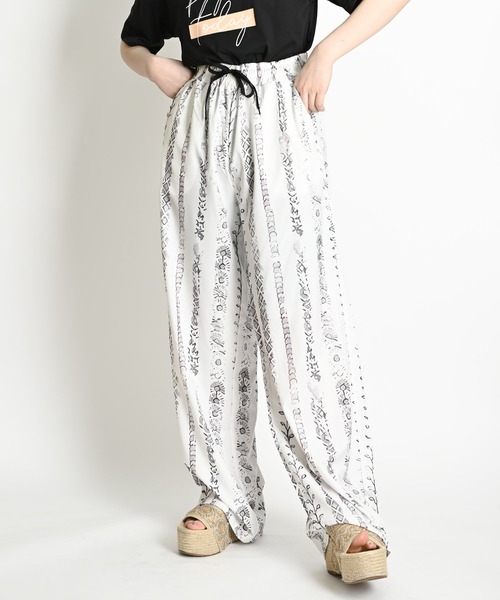 MARAI(マーライ)の「ワイドパンツ メンズ レディース ワイド パンツ 柄 総柄(その他パンツ・レディース・A/B/C/D・FREE)」の8枚目の写真