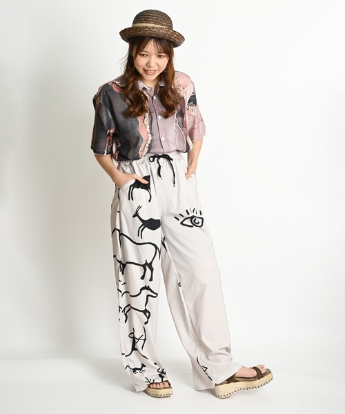 MARAI(マーライ)の「ワイドパンツ メンズ レディース ワイド パンツ 柄 総柄(その他パンツ・レディース・A/B/C/D・FREE)」の11枚目の写真