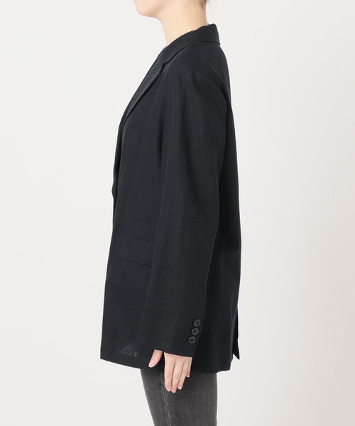 JOURNAL STANDARD relume（ジャーナルスタンダード　レリューム）の「《追加》リネンレーヨンテーラードジャケット（その他アウター・レディース・ネイビー/ベージュ・38/36）」の20枚目の写真