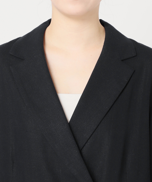 JOURNAL STANDARD relume（ジャーナルスタンダード　レリューム）の「《追加》リネンレーヨンテーラードジャケット（その他アウター・レディース・ネイビー/ベージュ・38/36）」の22枚目の写真