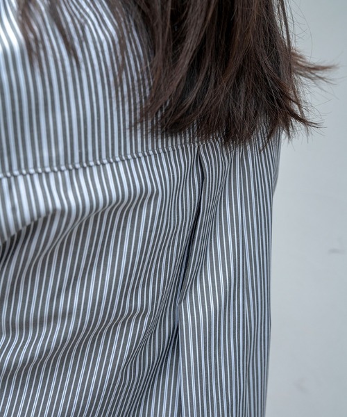 Nora Lily(ノラリリー)の「【Nora Lily】Docking Bi-Collar Shirt(UNISEX)(シャツ/ブラウス・メンズ・ネイビー/ブラック/グレー・FREE)」の15枚目の写真