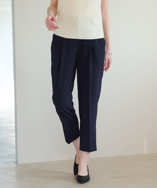 Elura（エルーラ）の「夏ラクテーパードパンツ＜低身長サイズあり＞/327516（その他パンツ・レディース・ブラック/ネイビー/ベージュ/オフホワイト・SMALL/MEDIUM/LARGE/Ws S/Ws M/X-LARGE）」の11枚目の写真