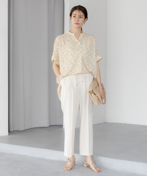 Elura（エルーラ）の「夏ラクテーパードパンツ＜低身長サイズあり＞/327516（その他パンツ・レディース・ブラック/ネイビー/ベージュ/オフホワイト・SMALL/MEDIUM/LARGE/Ws S/Ws M/X-LARGE）」の8枚目の写真