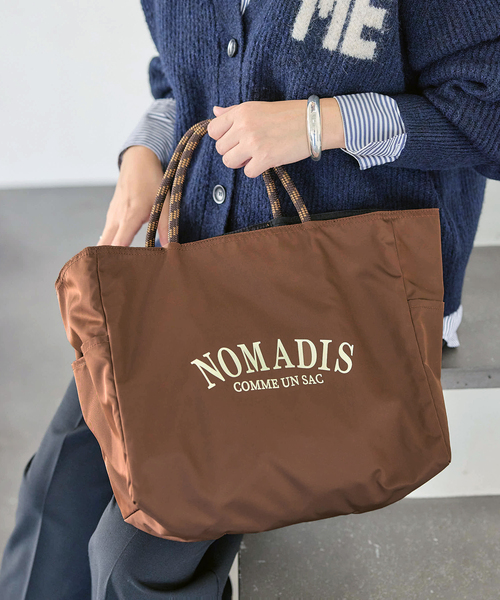 NOMADIS（ノマディス）の「《追加》【NOMADIS/ノマディス】SAC2 WIDE 25SS-N147（トートバッグ・レディース・ブラウン・FREE）」の2枚目の写真