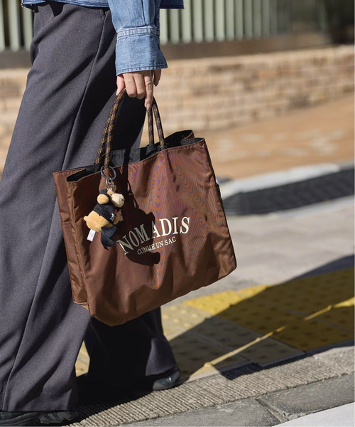 NOMADIS（ノマディス）の「《追加》【NOMADIS/ノマディス】SAC2 WIDE 25SS-N147（トートバッグ・レディース・ブラウン・FREE）」の4枚目の写真