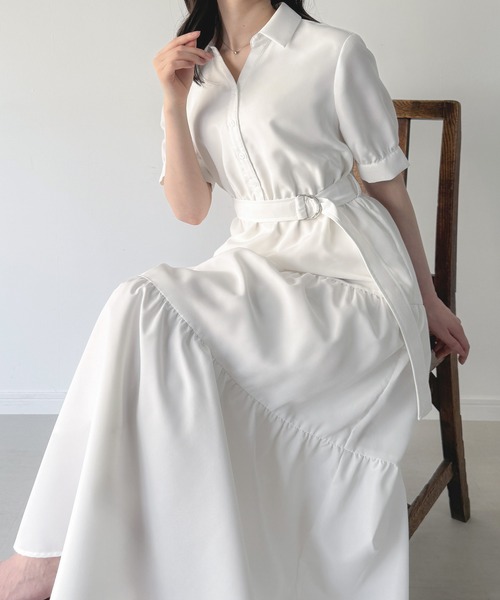 ぐらんどひき様2点ご購入❗ノアージュレース付き袖シャツワンピース&リュック 2サイズ展開》袖レースシャツワンピース | BEARDSLEY(ビアズリー