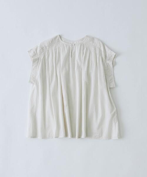 conges payes ADIEU TRISTESSE（コンジェ ペイエ アデュートリステス）の「【FAVE】ノースリーブコットンブラウス（シャツ/ブラウス・レディース・ブラック/ライトグレー/パープル・38）」の3枚目の写真