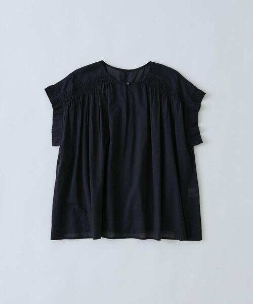 conges payes ADIEU TRISTESSE（コンジェ ペイエ アデュートリステス）の「【FAVE】ノースリーブコットンブラウス（シャツ/ブラウス・レディース・ブラック/ライトグレー/パープル・38）」の2枚目の写真