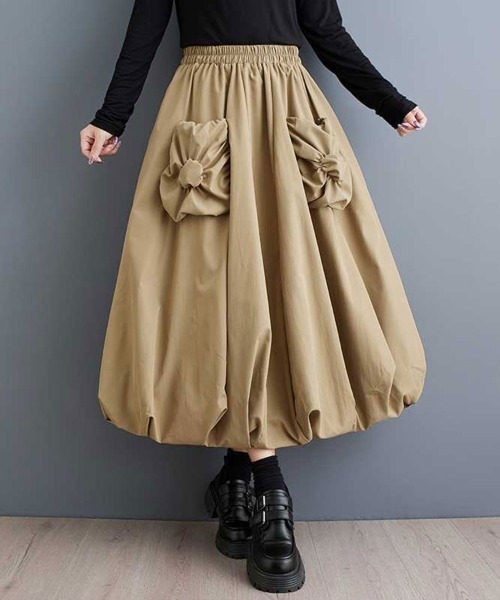 ポケット付きバルーンスカート（スカート）｜SallyLunn（サリーラン