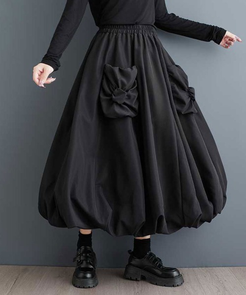 ポケット付きバルーンスカート（スカート）｜SallyLunn（サリーラン