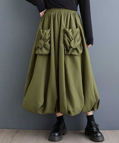 ポケット付きバルーンスカート（スカート）｜SallyLunn（サリーラン