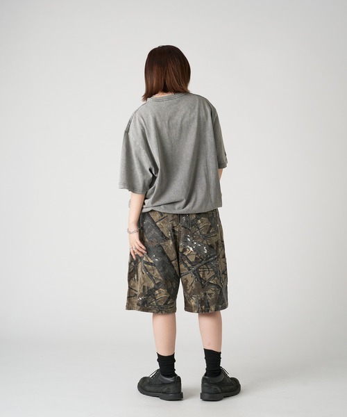 ASSORTED LOGO EMBROIDERED BUGGY SHORTS/アソートロゴ刺繍バギー
