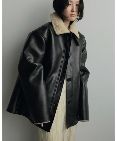 anuke（アンヌーク）の「Sheer Uneck Onepiece（ワンピース・レディース・ネイビー/クリーム・38inch/36inch）」の9枚目の写真