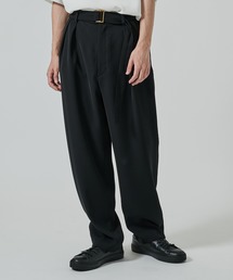 CULLNI(Nj)́yCULLNIz2Tuck Pants with Long Belt for STUDIOUS(XbNX)