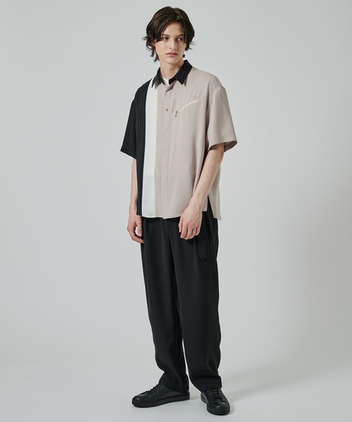 セール】【CULLNI】2Tuck Pants with Long Belt for STUDIOUS