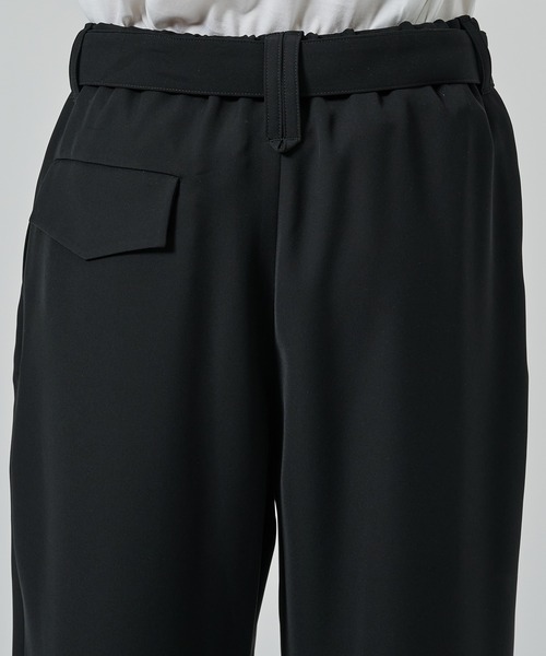 セール】【CULLNI】2Tuck Pants with Long Belt for STUDIOUS