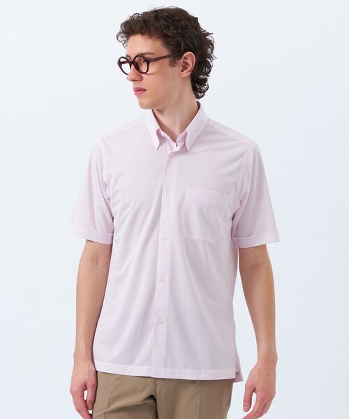 MACKINTOSH PHILOSOPHY(マッキントッシュ フィロソフィー)の「【WEB&一部店舗限定】トロッター オックス/ストライプ スクエアボタンダウン半袖シャツ(シャツ/ブラウス・メンズ・グレー系その他2/ピンク系その他3/ホワイト/チャコールグレー/ブルー/ブルー系その他7・36/40/38/42)」の6枚目の写真