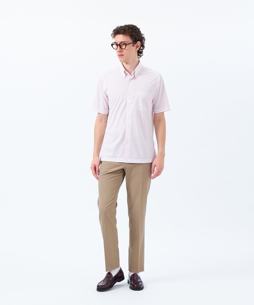 MACKINTOSH PHILOSOPHY(マッキントッシュ フィロソフィー)の「【WEB&一部店舗限定】トロッター オックス/ストライプ スクエアボタンダウン半袖シャツ(シャツ/ブラウス・メンズ・グレー系その他2/ピンク系その他3/ホワイト/チャコールグレー/ブルー/ブルー系その他7・36/40/38/42)」の10枚目の写真