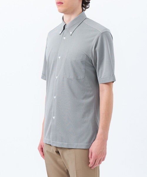 MACKINTOSH PHILOSOPHY(マッキントッシュ フィロソフィー)の「【WEB&一部店舗限定】トロッター オックス/ストライプ スクエアボタンダウン半袖シャツ(シャツ/ブラウス・メンズ・グレー系その他2/ピンク系その他3/ホワイト/チャコールグレー/ブルー/ブルー系その他7・36/40/38/42)」の14枚目の写真