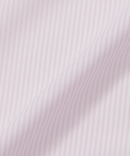 MACKINTOSH PHILOSOPHY（ﾏｯｷﾝﾄｯｼｭ ﾌｨﾛｿﾌｨｰ）の「【WEB&一部店舗限定】トロッター オックス/ストライプ スクエアボタンダウン半袖シャツ（シャツ/ブラウス・メンズ・グレー系その他2/ピンク系その他3/ホワイト/チャコールグレー/ブルー/ブルー系その他7・36/40/38/42）」の9枚目の写真