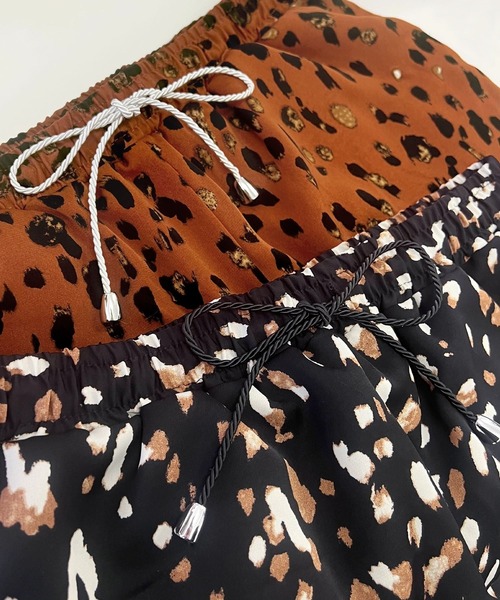 reca（レカ）の「リラクシーレオパード柄パンツ（その他パンツ・レディース・ブラック/テラコッタ・M/L）」の14枚目の写真