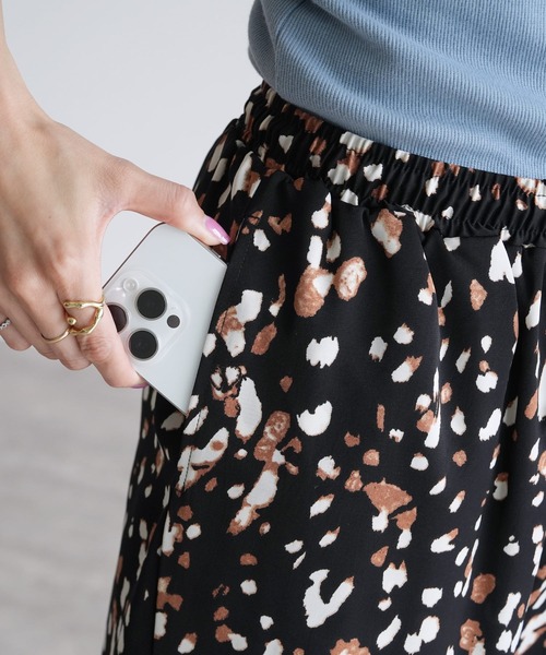 reca（レカ）の「リラクシーレオパード柄パンツ（その他パンツ・レディース・ブラック/テラコッタ・M/L）」の16枚目の写真