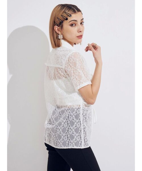 EVRIS（エヴリス）の「MANY WAYシンプルビスチェ（キャミソール・レディース・ホワイト/ブラック・FREE）」の16枚目の写真