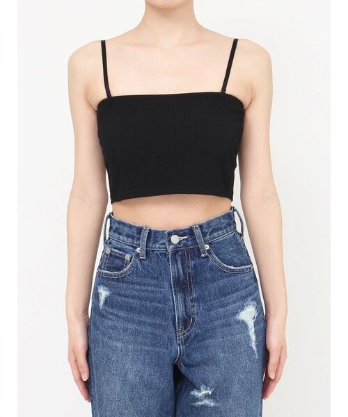 EVRIS（エヴリス）の「MANY WAYシンプルビスチェ（キャミソール・レディース・ホワイト/ブラック・FREE）」の17枚目の写真