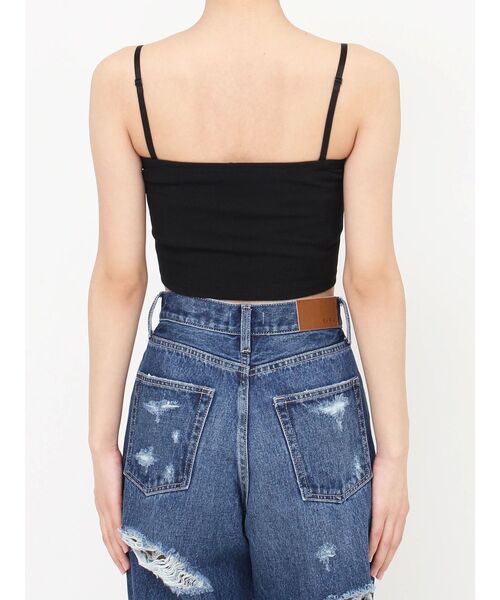 EVRIS（エヴリス）の「MANY WAYシンプルビスチェ（キャミソール・レディース・ホワイト/ブラック・FREE）」の19枚目の写真