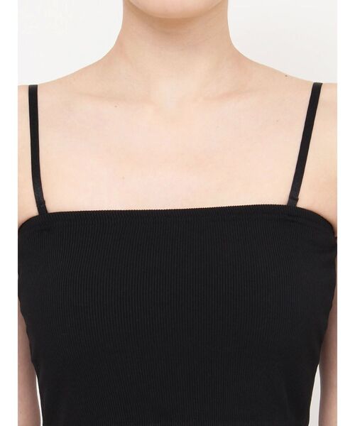 EVRIS（エヴリス）の「MANY WAYシンプルビスチェ（キャミソール・レディース・ホワイト/ブラック・FREE）」の9枚目の写真