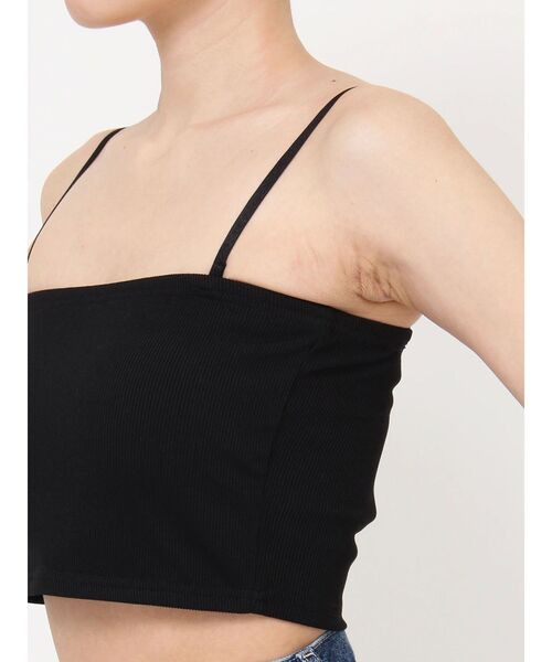 EVRIS（エヴリス）の「MANY WAYシンプルビスチェ（キャミソール・レディース・ホワイト/ブラック・FREE）」の10枚目の写真