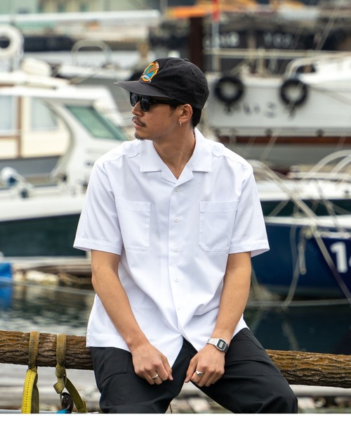 FCTY.(エフシーティーワイ)の「ワークショートスリーブシャツ(シャツ/ブラウス・メンズ・ホワイト/グレー・MEDIUM/LARGE)」の3枚目の写真