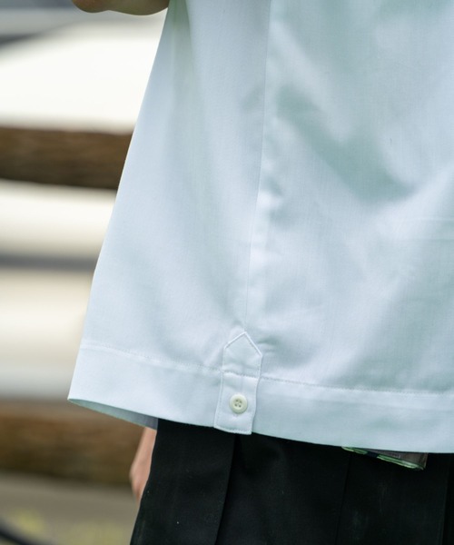 FCTY.(エフシーティーワイ)の「ワークショートスリーブシャツ(シャツ/ブラウス・メンズ・ホワイト/グレー・MEDIUM/LARGE)」の9枚目の写真